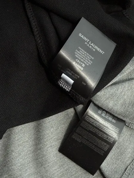 Saint Laurent Monogram Logo Black T-Shirt - 11