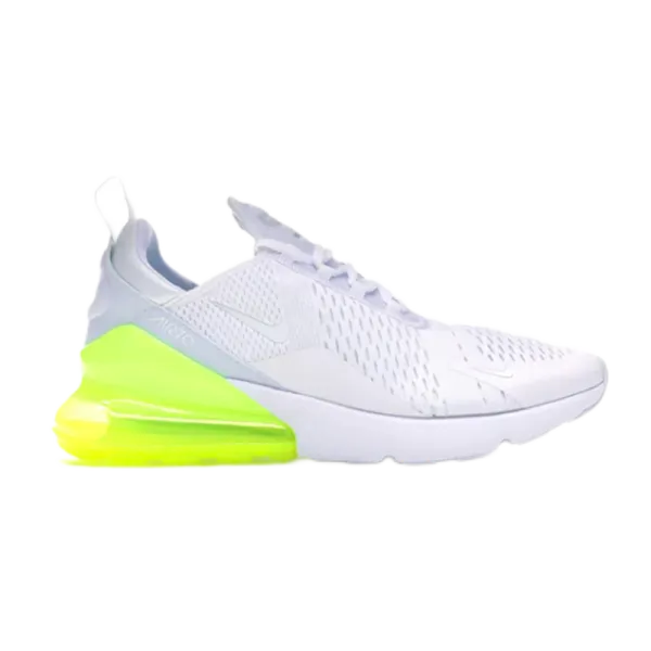 Nike Air Max 270 Neon Green White Running Shoes - 1