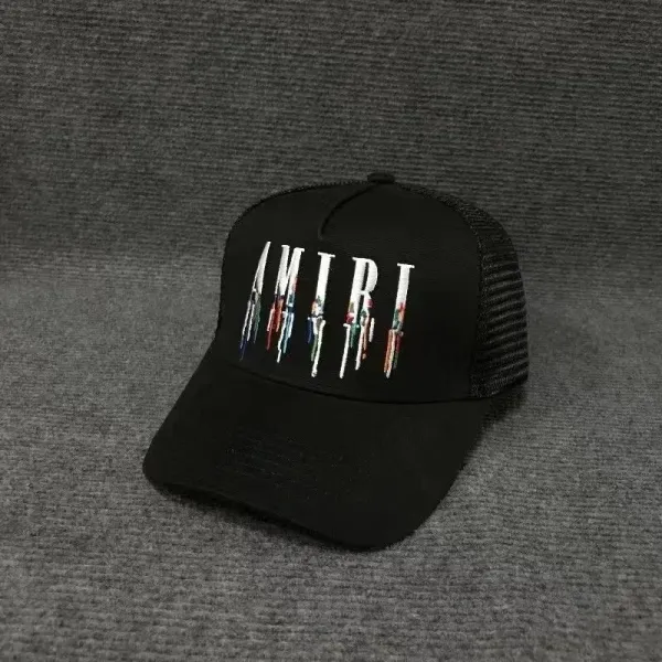 Amiri Blade Logo Trucker Cap Black - 1