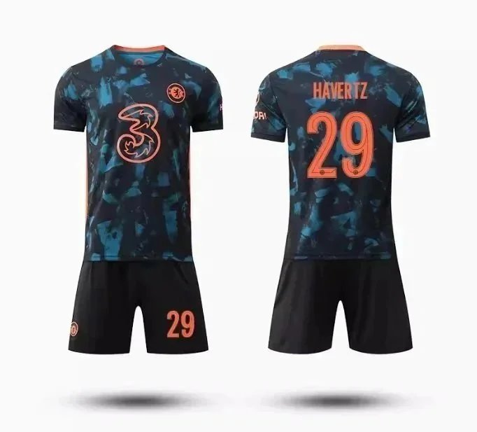 Chelsea FC Inspired Soccer Jersey Set Blue - 10