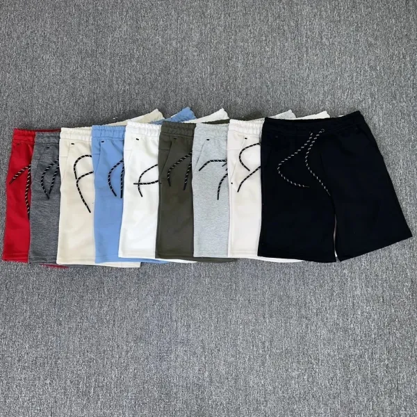 Nike Tech Fleece Shorts Red - 4
