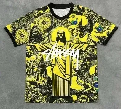 Stüssy x Portugal National Team Jersey Red Football Shirt - 3