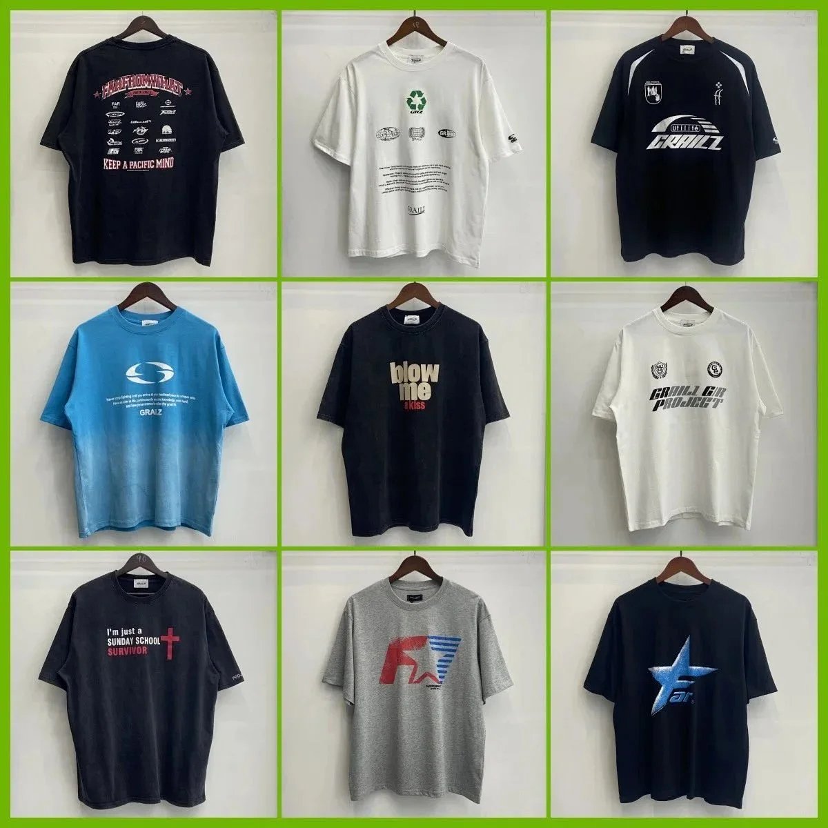 Design GRAILZ Recycle Symbol Graphic T-Shirt Black T-Shirts product detail 2 in Litbuy spreadsheet finds