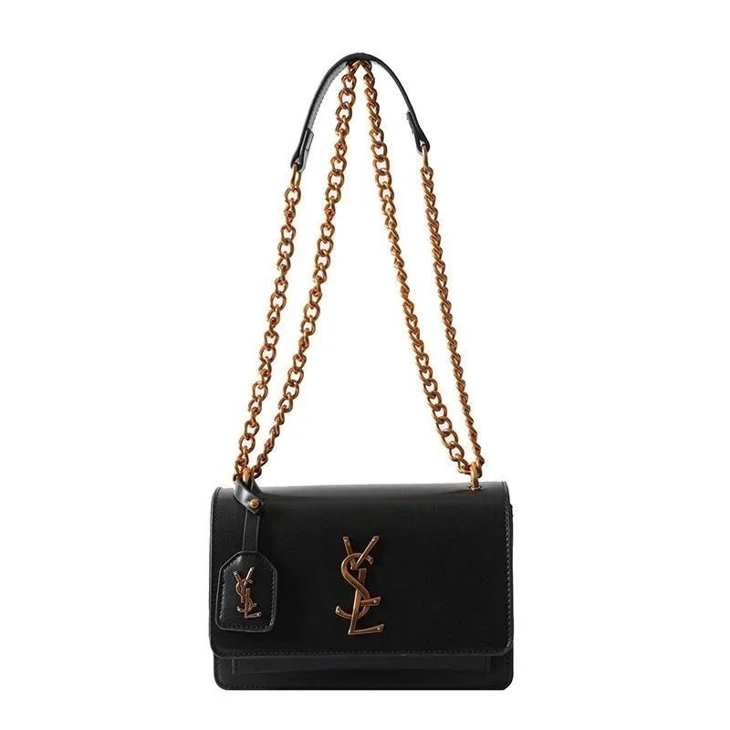 Saint Laurent Monogramme Chain Bag Black Shoulder Bag - 6