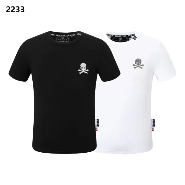 Philipp Plein 20th Anniversary Skull Graphic White T-Shirt - 3