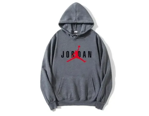 Air Jordan Jumpman Logo Hoodie Gray - 1
