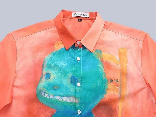 Loewe Shirts Short-Sleeve Graphic Button-Up Shirt product detail image 3