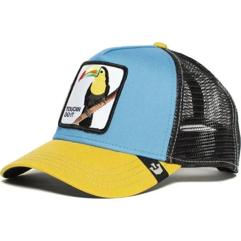 Goorin Bros Goorin Bros Toucan Trucker Cap - Blue/Yellow Blue