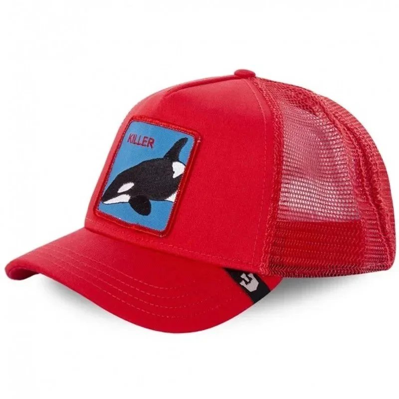 Goorin Bros Goorin Bros Killer Orca Red Trucker Hat Red