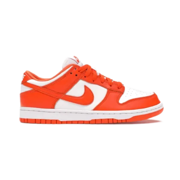 Nike Dunk Low Orange White Sneakers - 1
