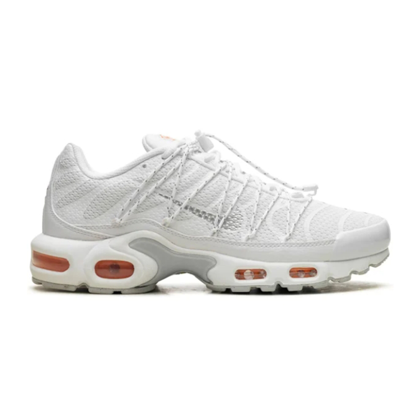 Nike Air Max Plus White Orange Running Shoes - 2