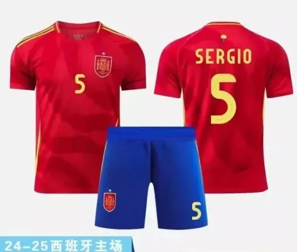 Spain National Team Away Kit 2021 White Jersey Set with Ramos 15 - 10