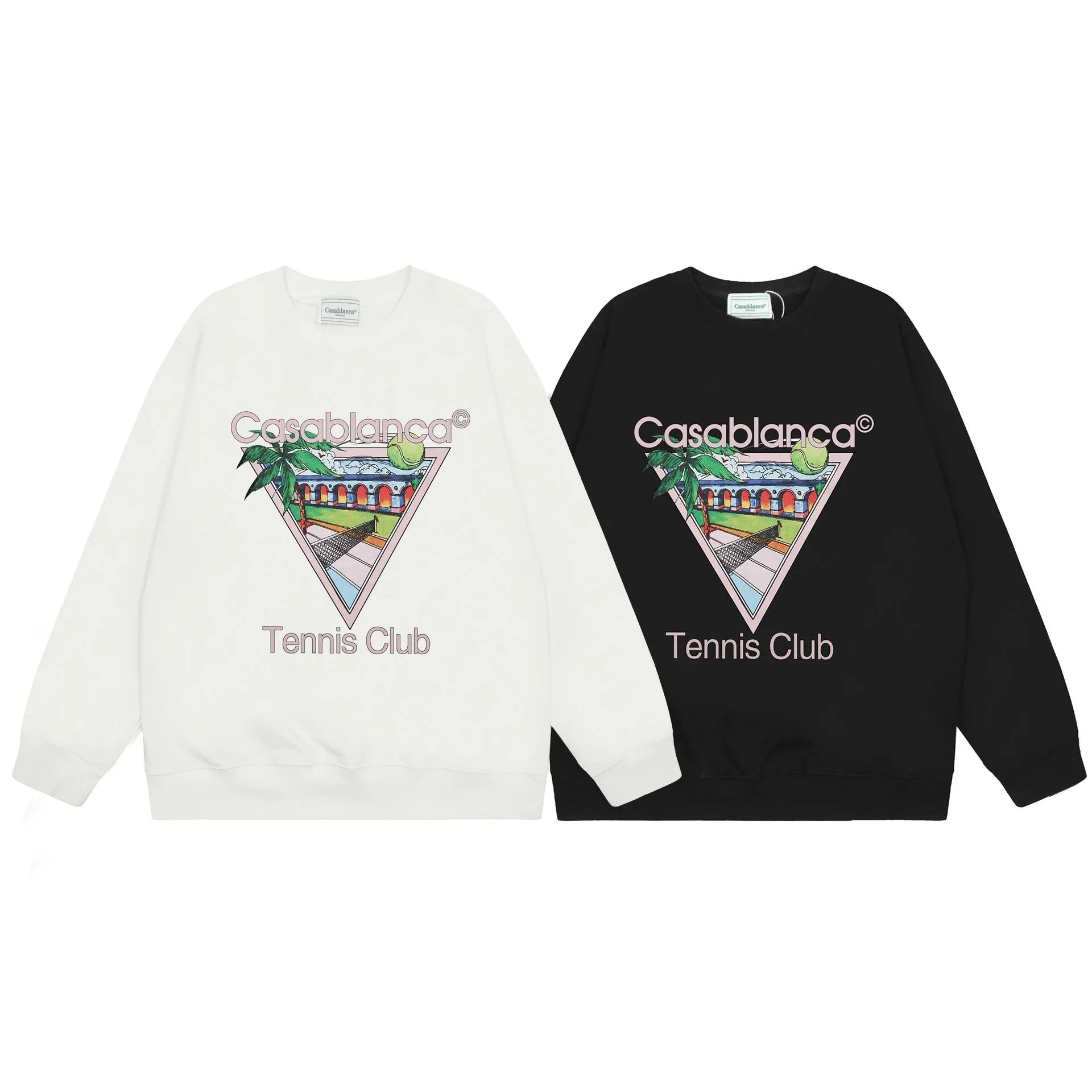 Casablanca Tennis Club Graphic Hoodie Black - 5