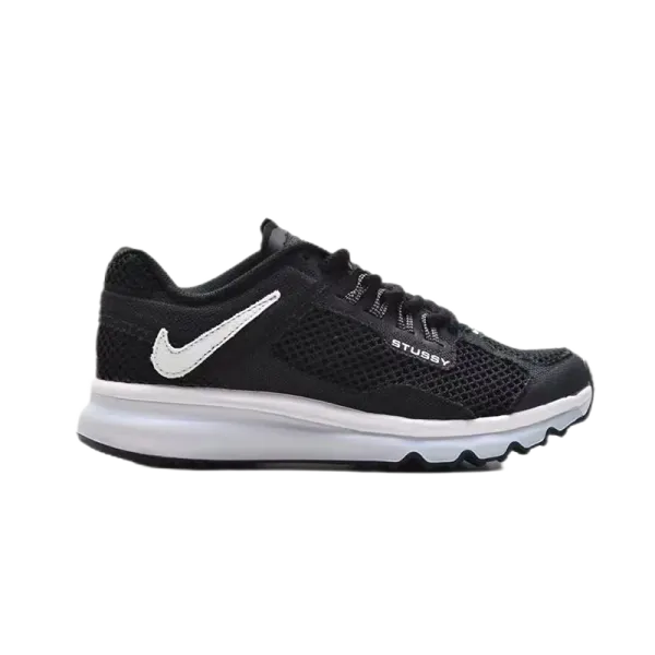 Nike x Stussy Air Max Dynasty Black/White Running Shoes - 1