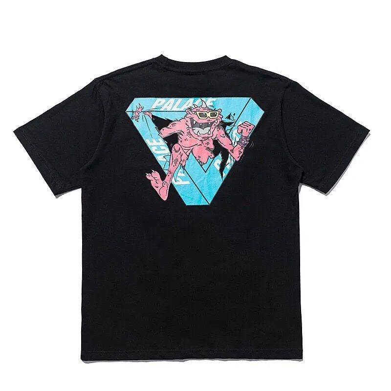 Palace Tri-Force Pink Outline T-Shirt - 16
