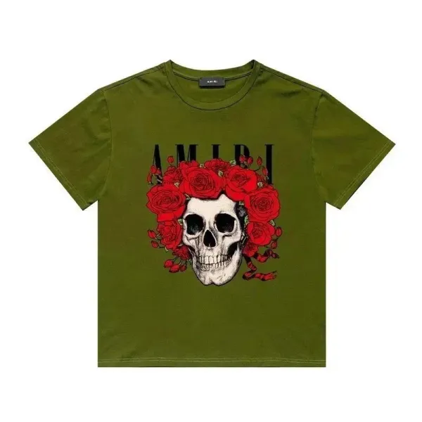 Amiri Logo Print Red T-Shirt - 8