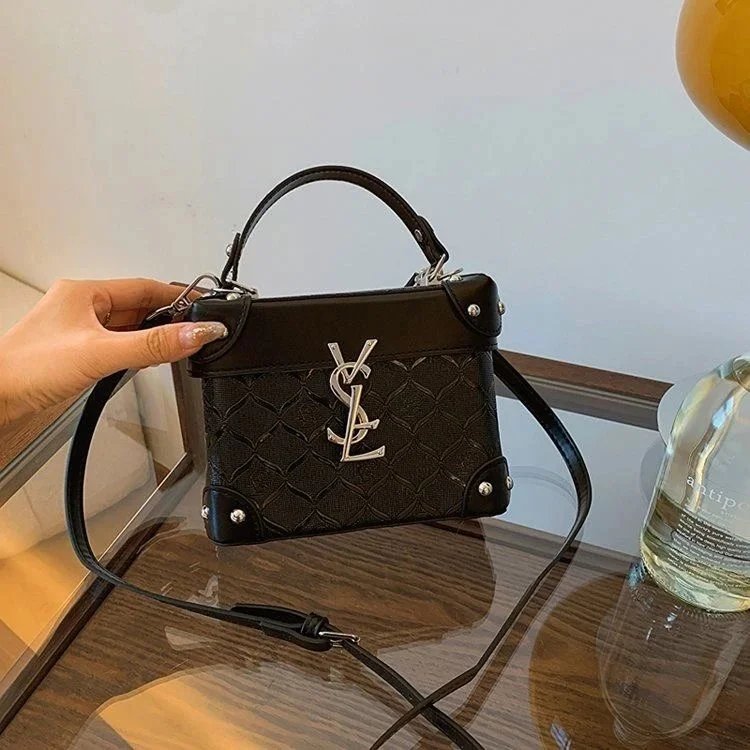 Saint Laurent Loulou Mini Quilted Black Handbag - 6