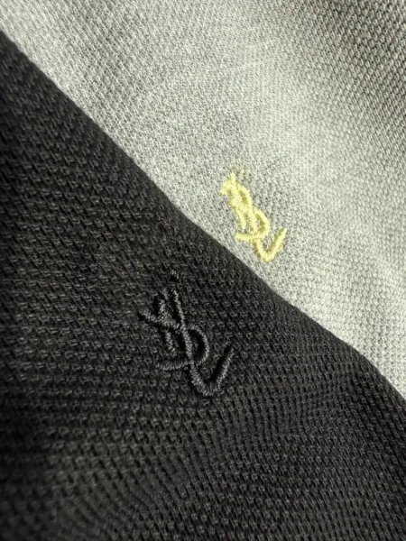 Saint Laurent Monogram Logo Black T-Shirt - 8
