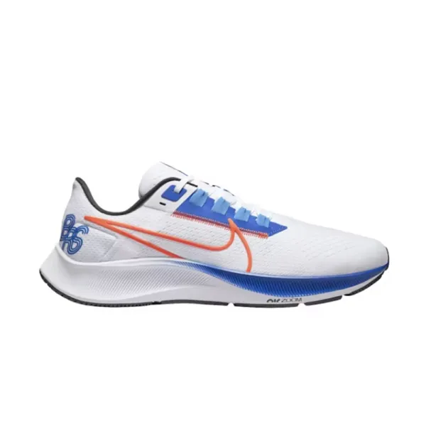 Nike Air Zoom Pegasus 39 White Orange Blue Running Shoes - 2