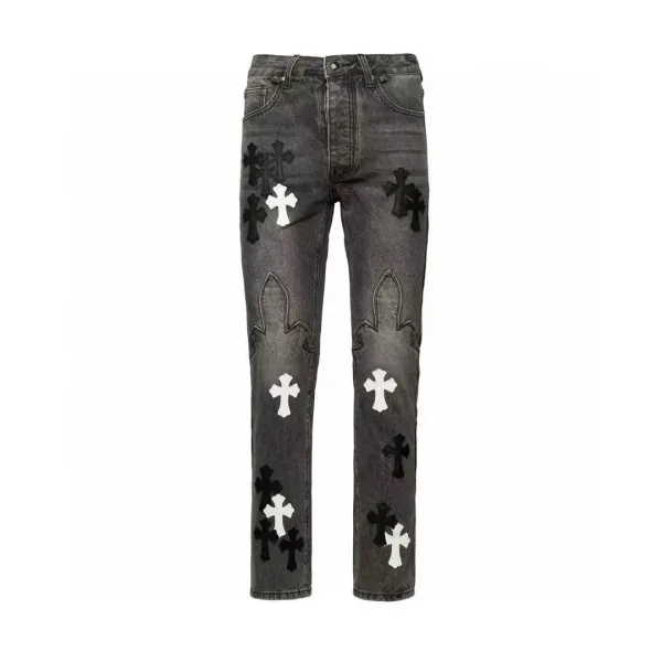 Gallery Dept. Cross-Embroidered Utility Pants Gray - 9