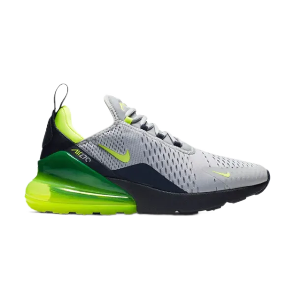 Nike Air Max 270 Volt Green Running Shoes - 1