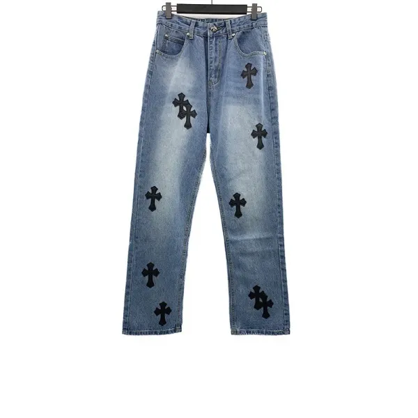 Gallery Dept. Cross-Embroidered Utility Pants Gray - 14