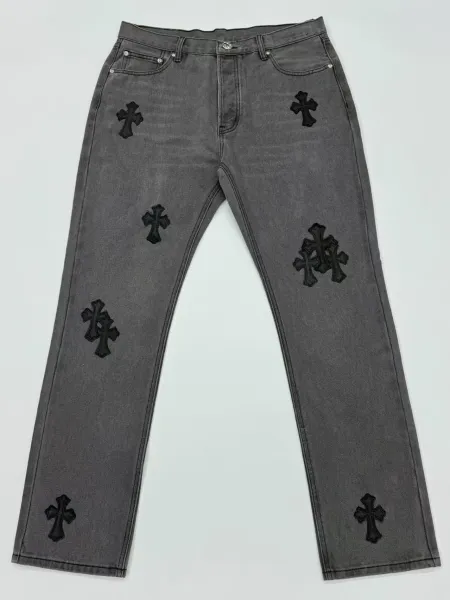 Gallery Dept. Cross-Embroidered Utility Pants Gray - 13