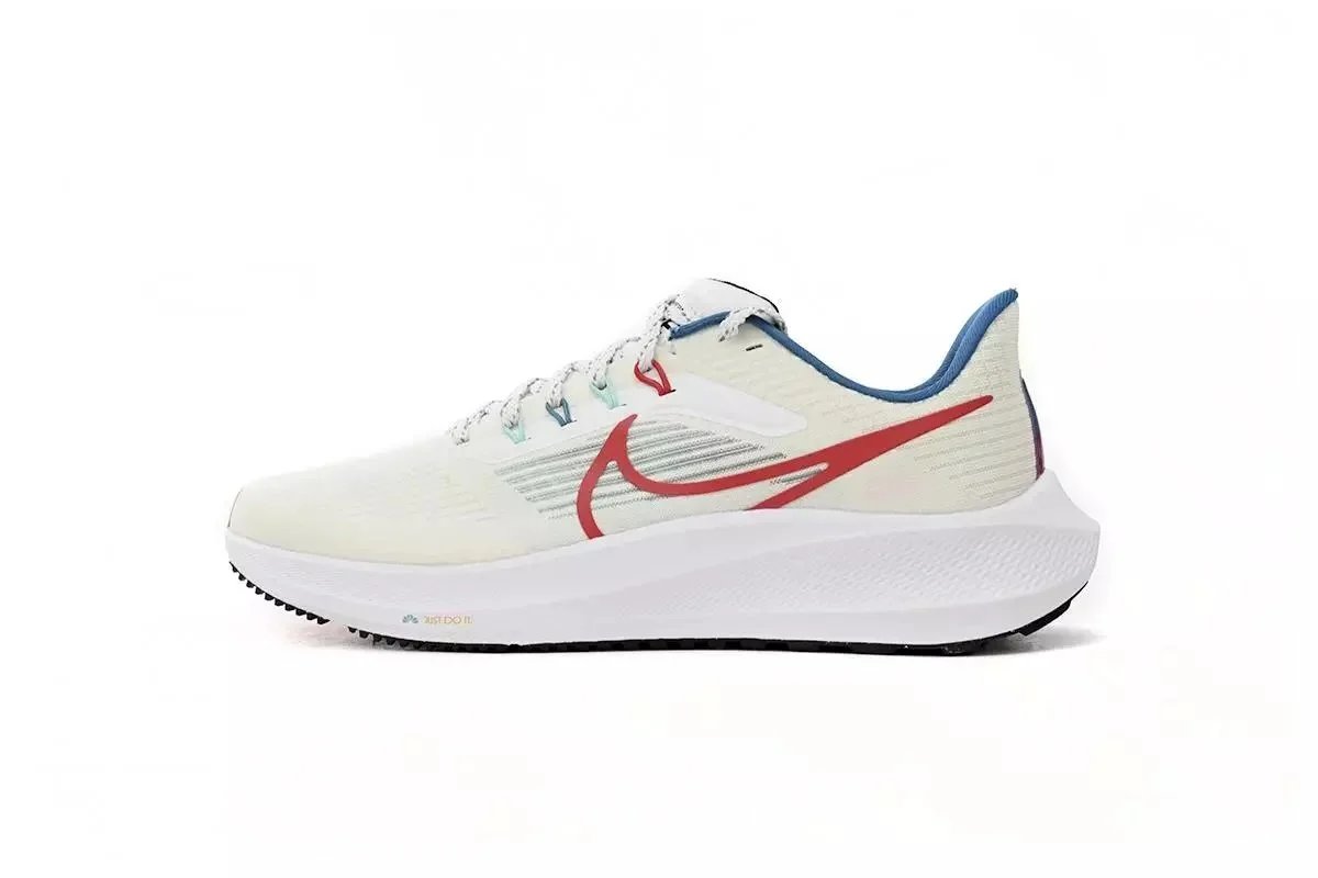 Nike Renew Run 6 White Red Blue Running Shoes - 1