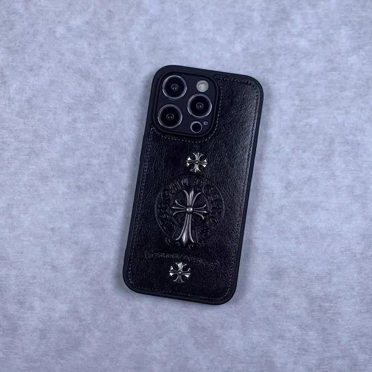 Kenzo Tiger Embossed Leather Phone Case White - 7
