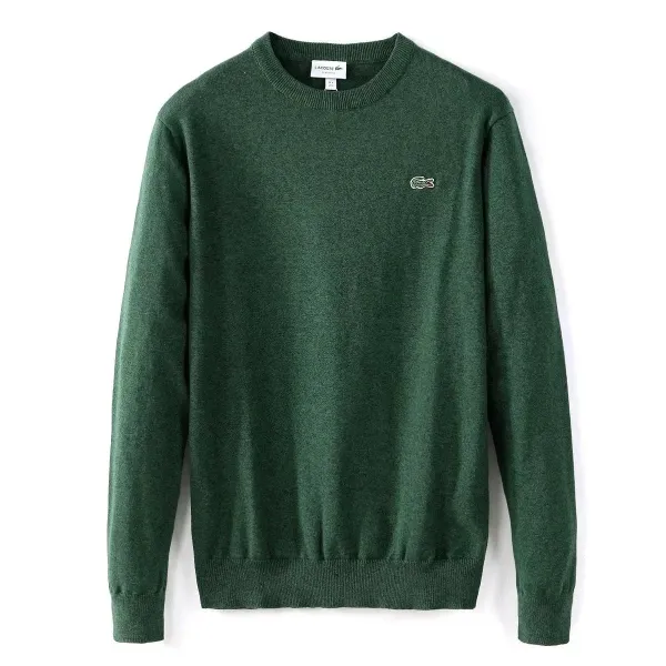 Lacoste Ribbed Zip-Up Sweater Navy - 5