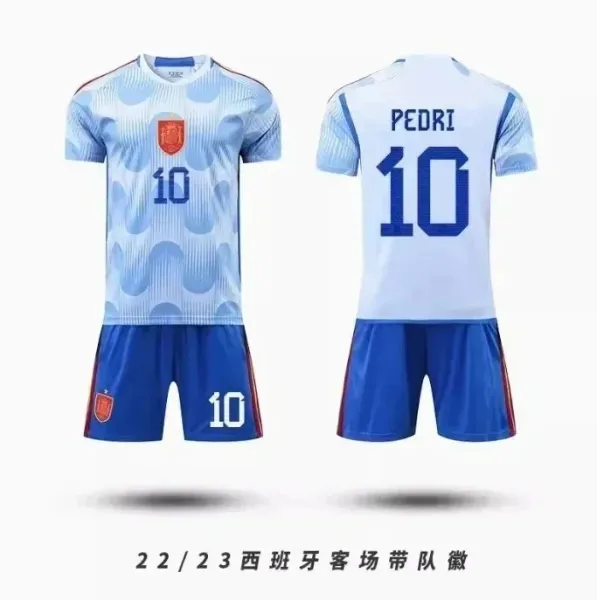 Spain National Team 2022/23 Away Kit with Captain's Armband Jersey - 1