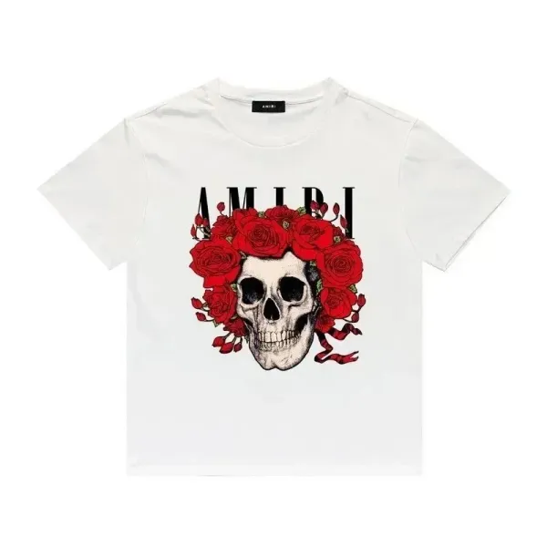 Amiri Logo Print Red T-Shirt - 3