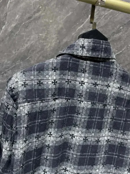 Burberry Pink Check Cotton Shirt - 4