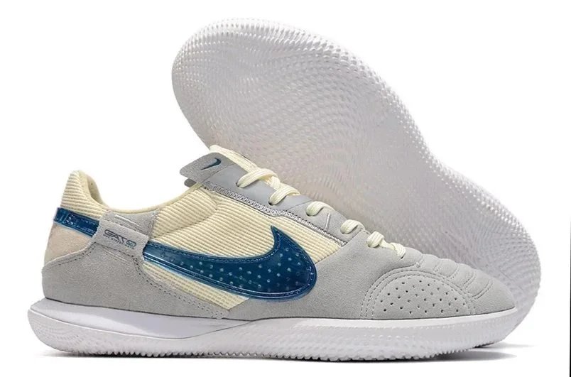 Nike Elastico Free II Beige Orange Indoor Soccer Shoes - 18