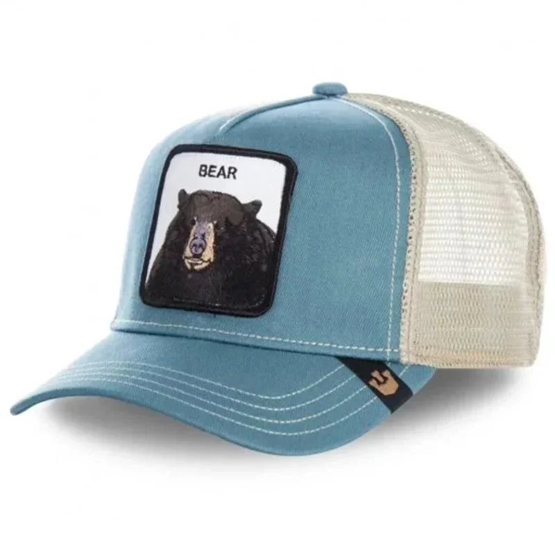 Goorin Bros Goorin Bros Bear Trucker Cap - Bear Blue Blue