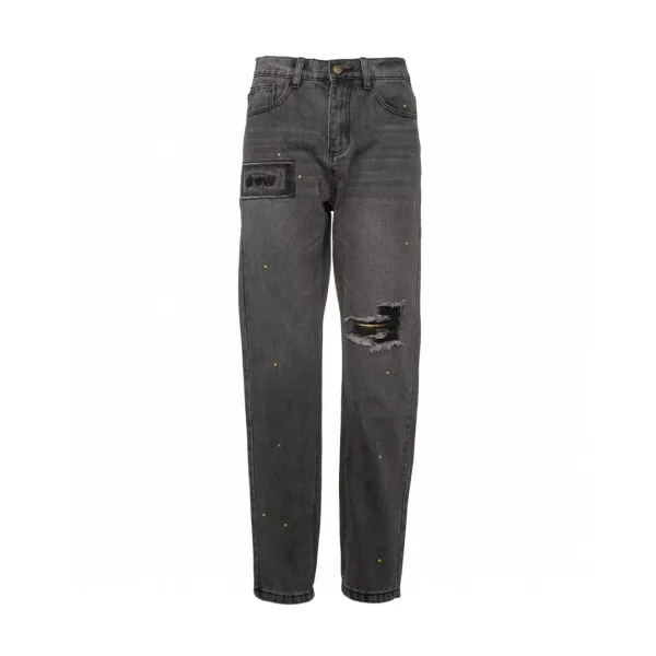 Gallery Dept. Cross-Embroidered Utility Pants Gray - 6