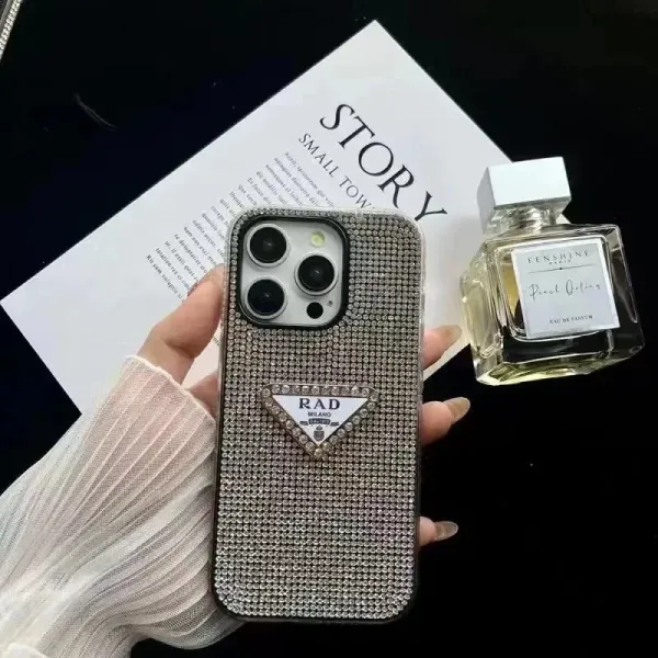 Prada Rad Milano Crystal-Embellished Phone Case - 1