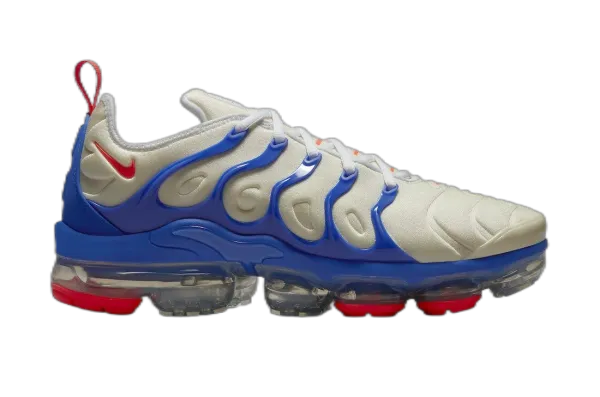 Nike Air VaporMax Plus White/Blue/Red Sneakers - 1