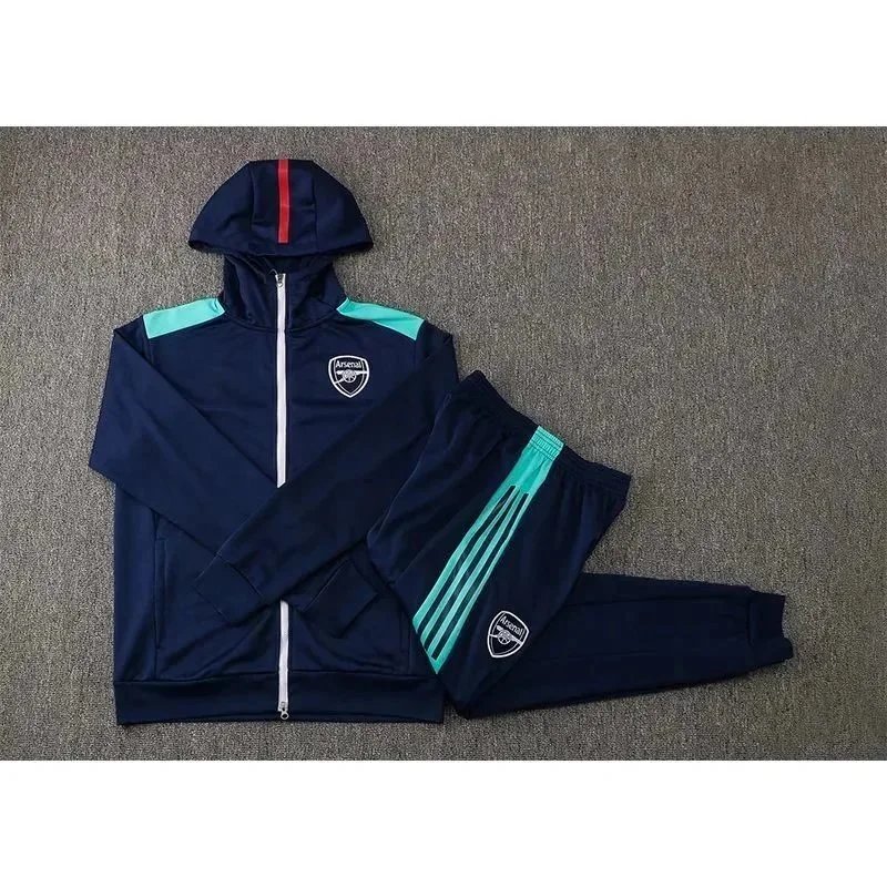 AFA Tracksuit Navy and Black with Light Blue Stripes Tracksuit - 11