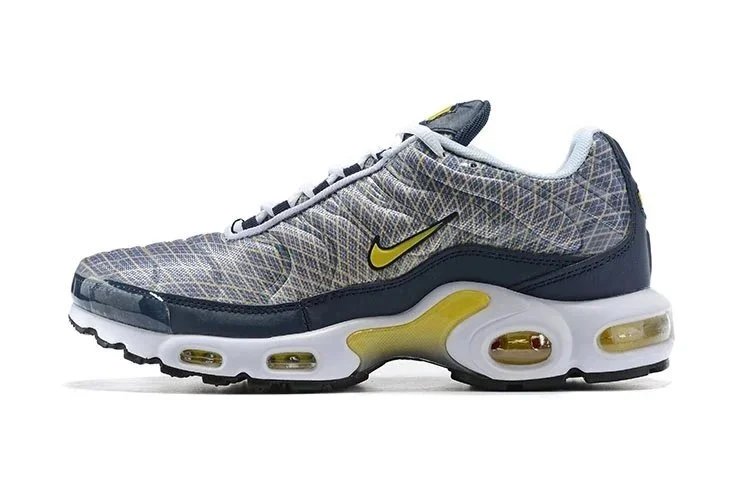 Nike Air Max Plus Black Blue Pink Grid Sneakers - 10
