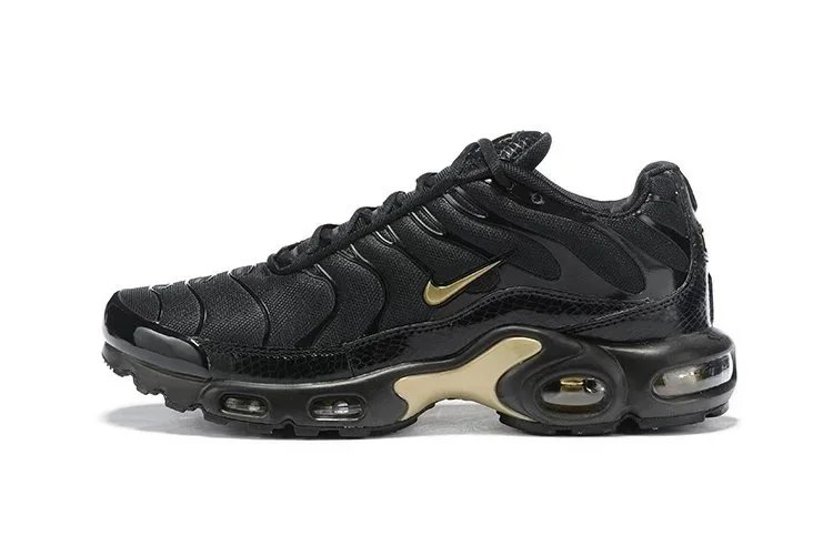 Nike Air Max Plus Black Blue Pink Grid Sneakers - 34