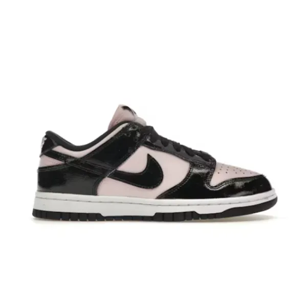 Nike Dunk Low Pink Patent Black Sneakers - 2