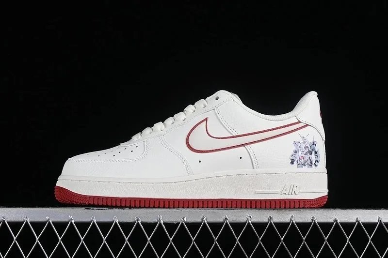 Nike Air Force 1 Low White Pink Sneakers - 6