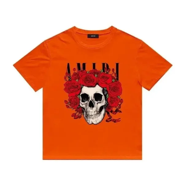 Amiri Logo Print Red T-Shirt - 5