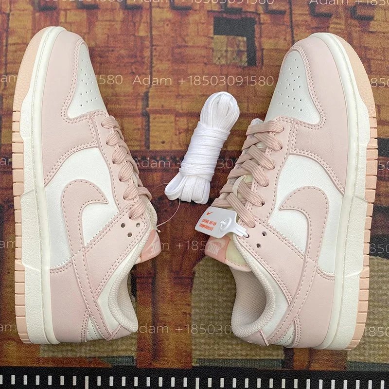 Nike Dunk Low Pink Foam Sneakers - 1