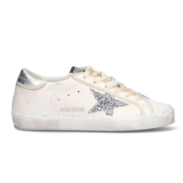 Golden Goose Superstar Glitter Star White Sneakers - 2