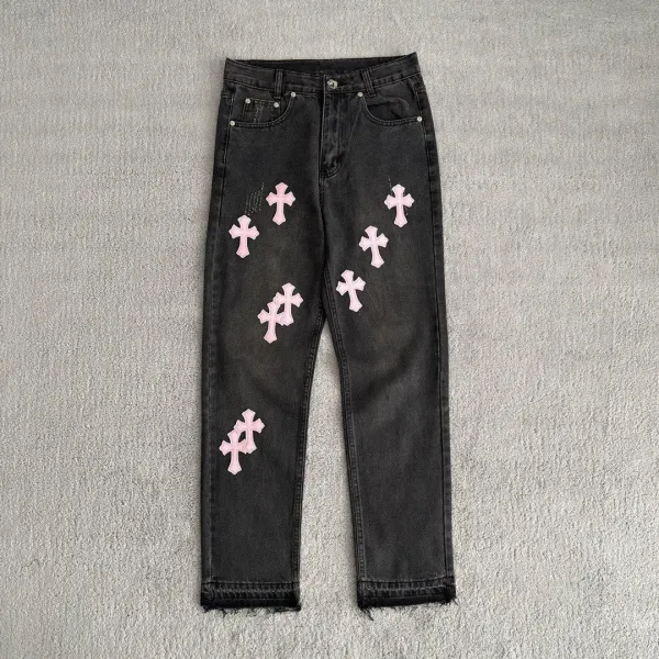 Gallery Dept. Cross-Embroidered Utility Pants Gray - 15