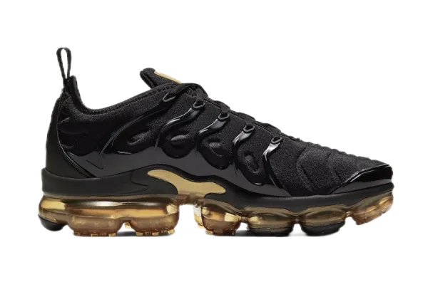 Nike Air VaporMax Plus Black Gold Sneakers - 1