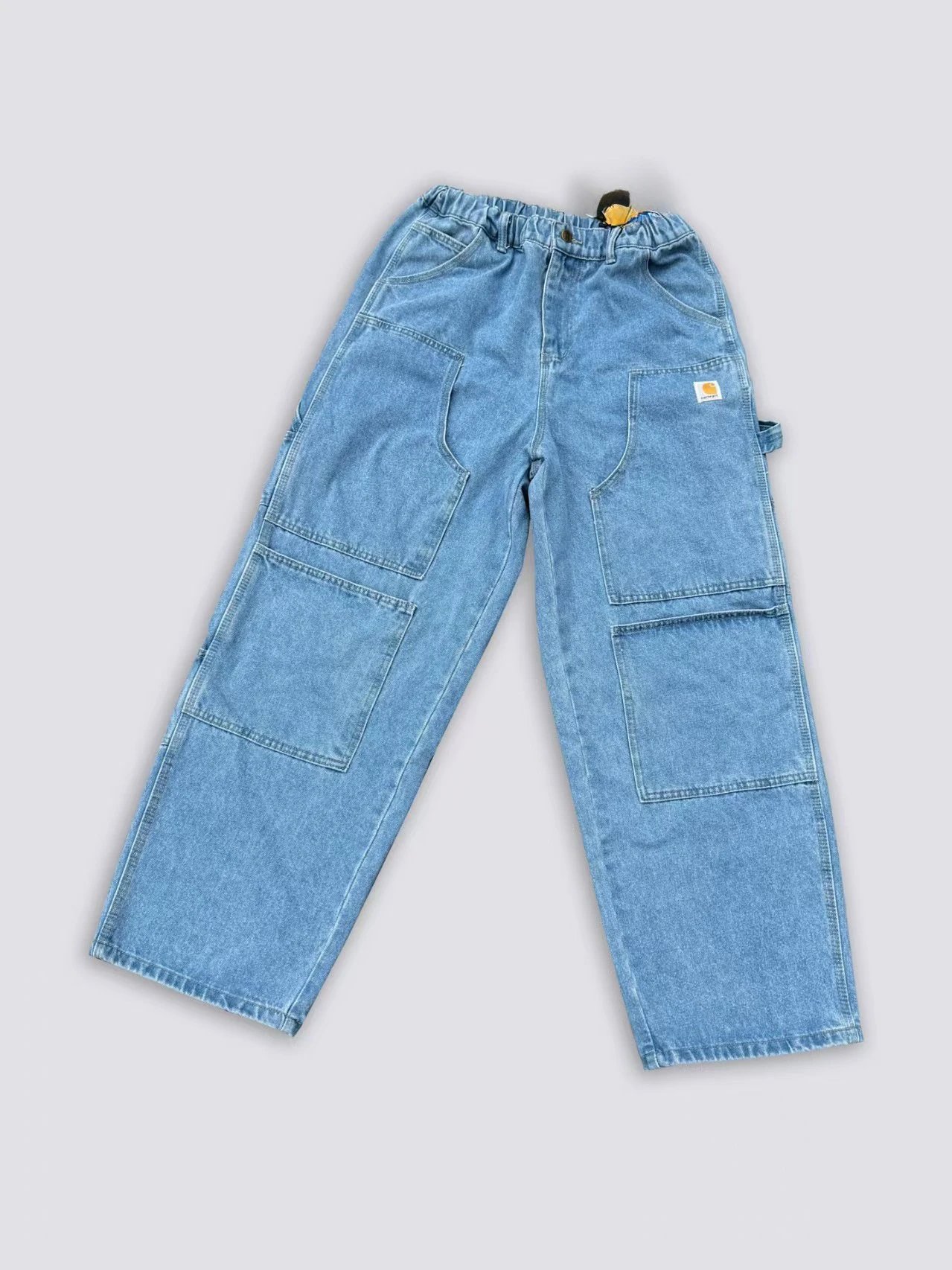 Gallery Dept. Cross-Embroidered Utility Pants Gray - 26