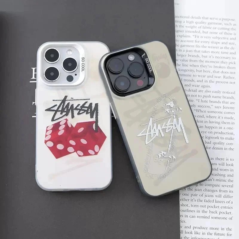 Kenzo Tiger Embossed Leather Phone Case White - 3